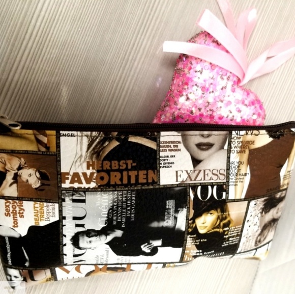 Vogue Handbags - 💟Cute  Stylish Vogue Images Cosmetic bag